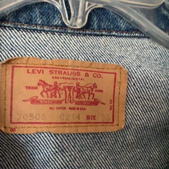 COPY - Vintage Red Label Levi Jacket - Picture 4 of 4
